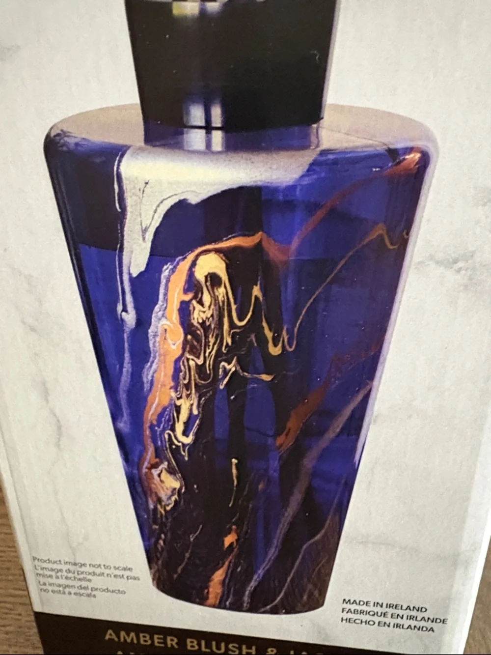 Torc Blue & Gold Marble Reed Diffuser - Picture 2 of 7